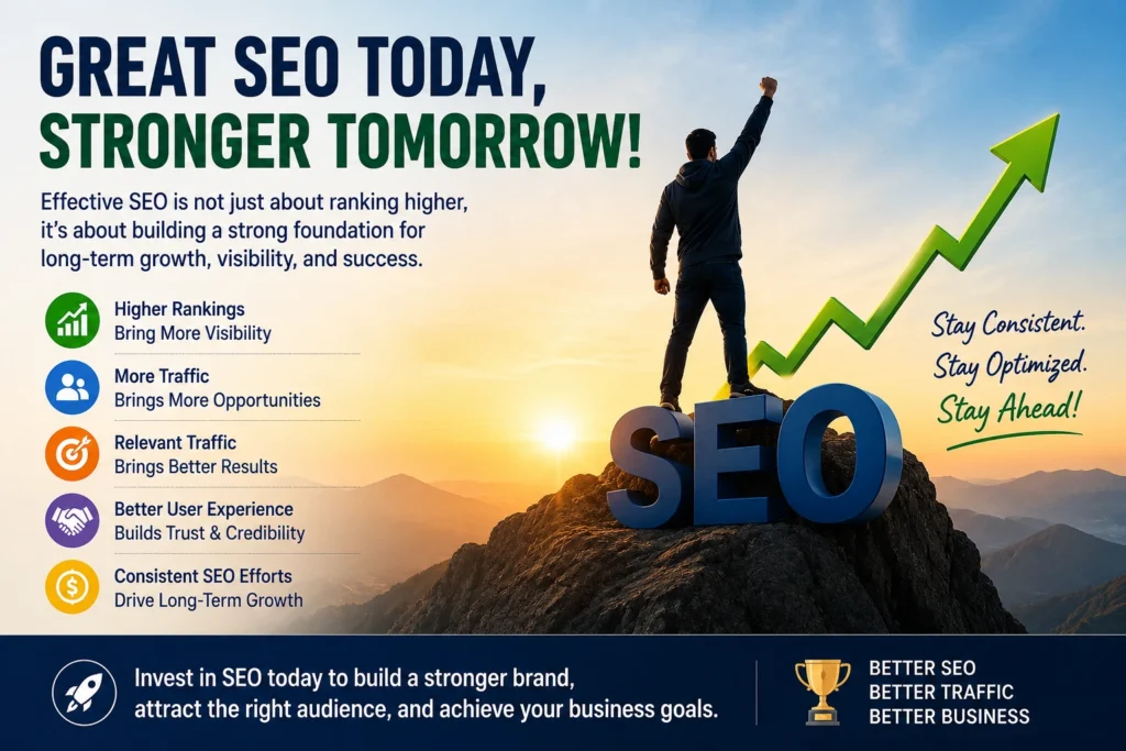 Great SEO Today, Stronger Tomorrow